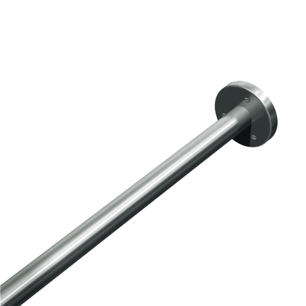 浴帘杆-直径25.4mm,不锈钢,各种长度