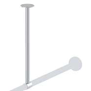 CEILING MOUNTED – 1" DIA. SHOWER ROD SUPPORT