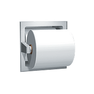 SPARE ROLL TOILET TISSUE HOLDER – RECESSED, BRIGHT FINISH